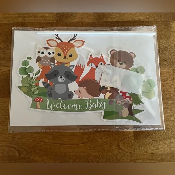 🍼👶🏼 Woodland Themed Baby Shower Essentials - Picture 4 of 11